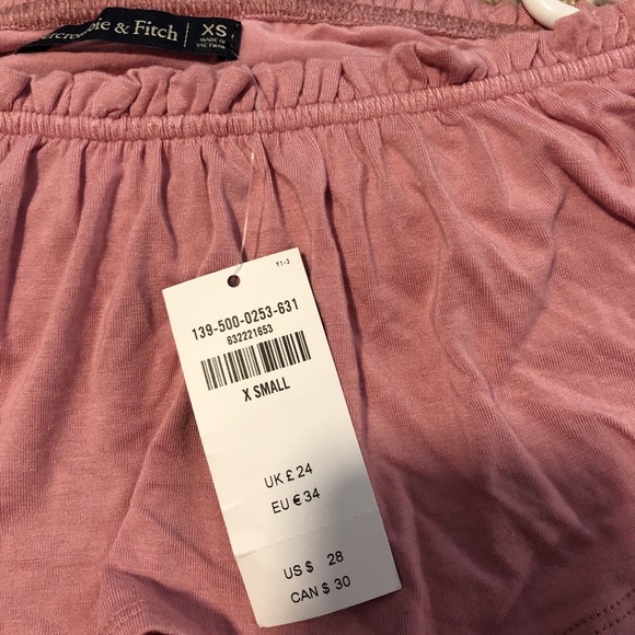Soft pink Abercrombie&fitch croptop - Picture 3 of 5